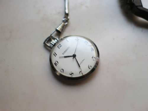 Reloj De Bolsillo Clasico De Cuerda Mecanico Ferrocarril (Usado)