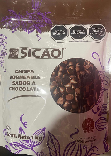 1kg Chispas De Chocolate Horneable Callebaut Sicao Reposteri