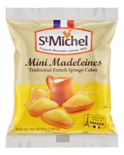 Mini Biscoito Madeleine St Michel Pacote 85g