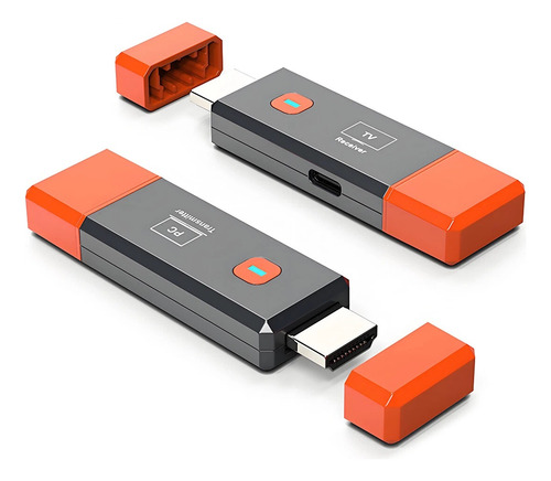 Receptor Hdmi Wireless Full Hd 50m Imagem Estável Sem Delay
