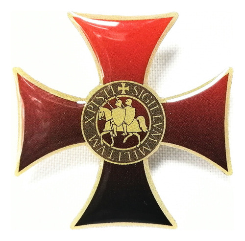 Pin Militar, Caballeros Templarios Cruz De Malta