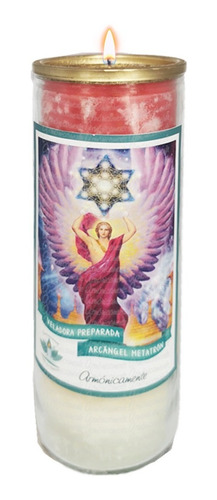 Veladora Arcángel Metatrón Fuerza Espiritual Aromática