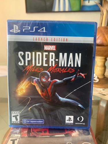 Juego Spiderman Miles Morales Físico Ps4 Nuevo Sellado