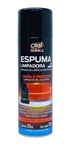 Limpador Espuma Multiuso Estofado Carpetes Vinil 300ml