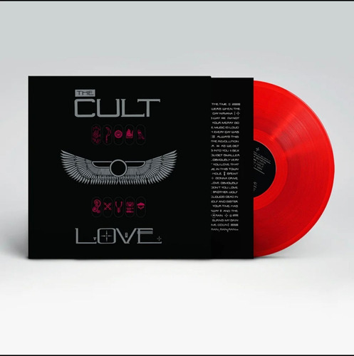 Lp Vinil - The Cult Love - Red Transnp.- Europeu - Lacrado