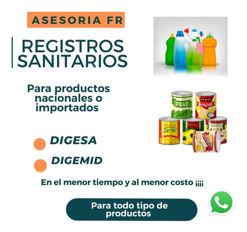 Registros Sanitarios En Digesa Y Digemid