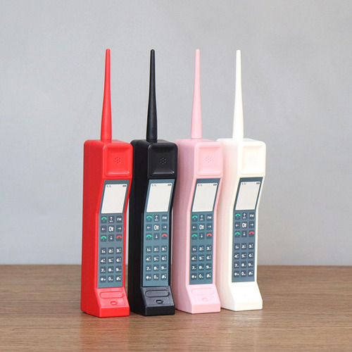 Adorno De Teléfono De Retro, Decoración De Teléfono Negro