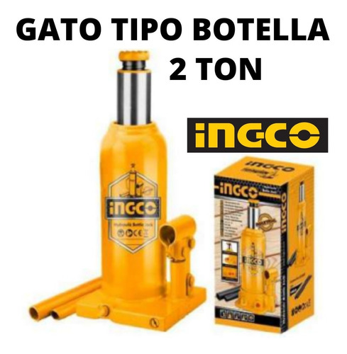 Imagen 2 de 2 de Gato De Botella 2 Ton Ingco