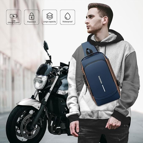 Mochila De Cintura Moderna Multifuncional Con Un Solo Hombro