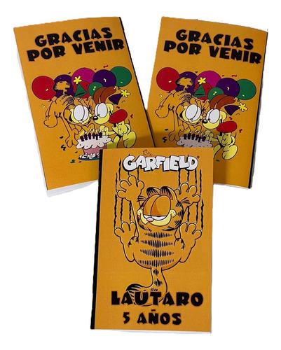 Souvenir Libritos Para Colorear Personalizados X 15 Garfield