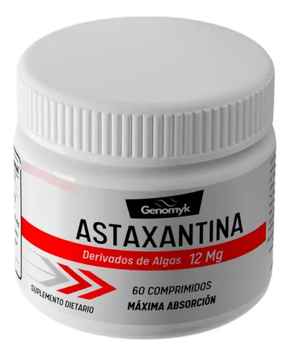 Astaxantina Genomyk 60 Comprimidos.