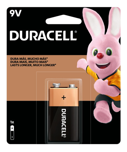 Pila Duracell Coppertop Mn1604b1 9v Cuadrada