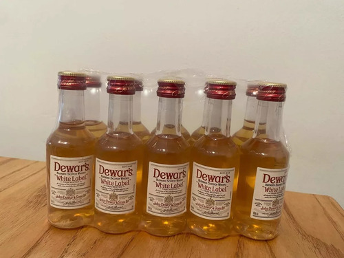 Botellitas Miniaturas Whisky Dewar's White Label 5ml 3 Pack