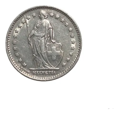Moneda Suiza 1 Franco 1969 (Usado)