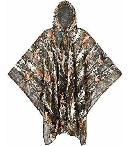 Fousam Ghillie Traje, 3d Hoja Woodland Camuflaje Ropa Ligero