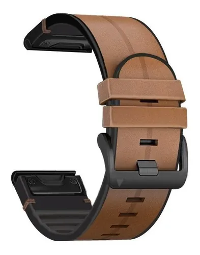 Pulseira De Couro De Silicone Quick Fit Para Garmin Fen