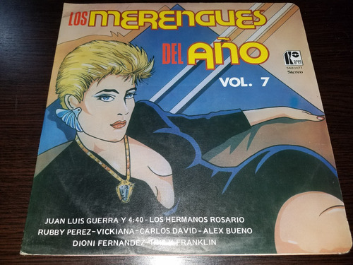 Lp Los Merengues Del Año Vol 7 - J Luis Guerra, Los Rosario