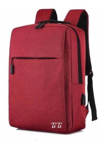 Mochila Escolar Antirrobo Bolsa Casual Para Laptop Carga Usb