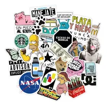 Comprar Pack Stickers Calcos Varios Diseños Termo, Mate, Compu