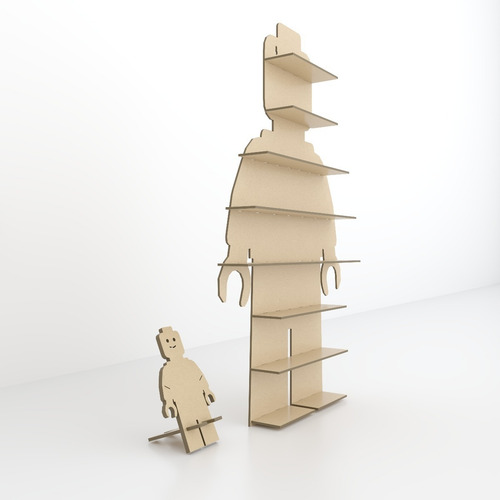 Repisa Organizadora Estanteria Para Juguetes - Mdf 6 Mm