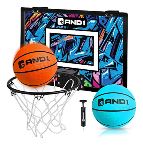 And1 Over The Door Mini Basketball Hoop: 18x12 Shatterproof