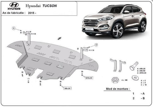 Protector De Motor Hyundai Tucson Y New Tucson