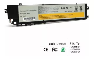 Bateria 7.4v 48wh L13m4p01 Para Lenovo Erazer Y40-70at-ifi L13l4p01 L13c4p01