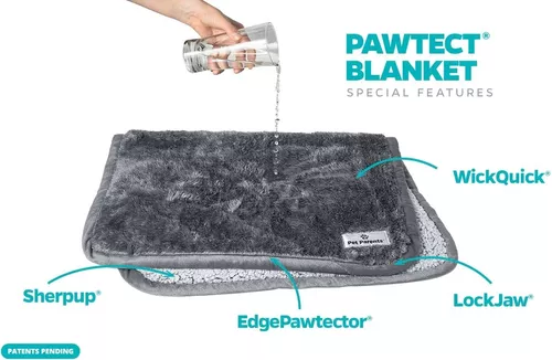 Pet Parents Pawtect - Manta impermeable prémium para gatos y perros con  tecnología WickQuick & Sherpup, manta para cachorros, manta impermeable  para