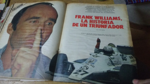 Revista El Grafico Nº 3146 Año 1980 Frank Williams Formula 1