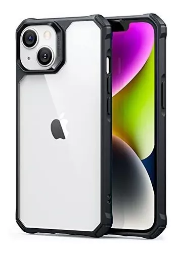 Funda De Teléfono Transparente Delgada Para iPhone 12 13 14 Color Negro For iPhone  13 Pro