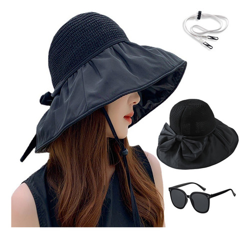 Gorra Sombrero De Sol Para Mujer Protección Uv Playa Premium