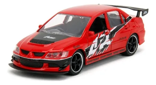 F&f Mitsubishi Lancer Evolution Xl, Escala 1:32, Jada, 12cms