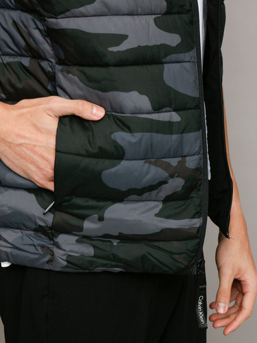 Chaqueta Vest Acolchada Multicolor Calvin Klein