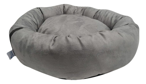 Cama Para Perro Fresca Y Suave Mediana Color Gris