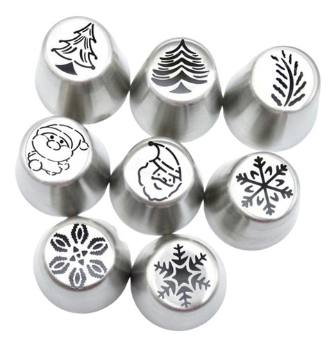 Kit De 8 Puntas Para Manga Pastelera, Kit De Decoración De