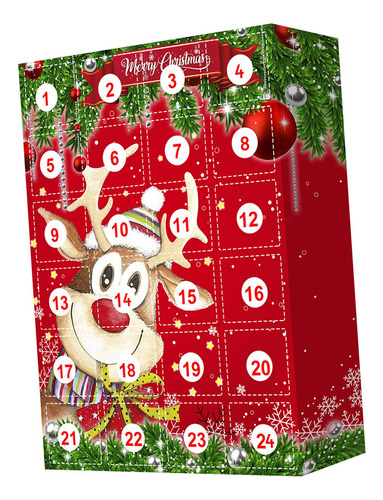 Calendario De Adviento De Navidad Adornos De Caja Ciega