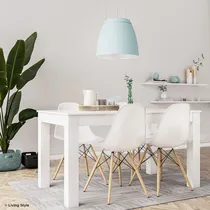 Comprar Combo Eco Mesa Laqueada 120x80 + 4 Sillas Eames