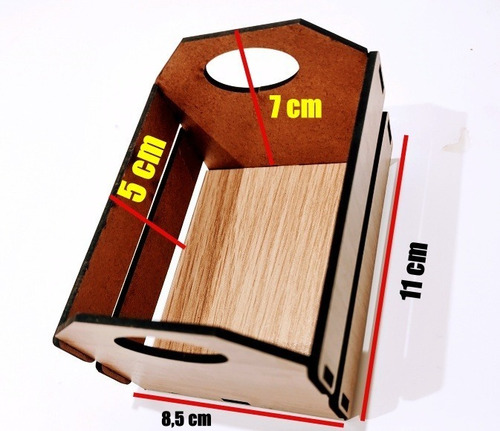Imagem 6 de 6 de 35 Mini Caixotes 11x8x7 Lembrancinhas / Decoração Mdf
