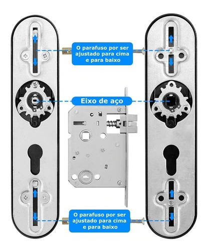 Imagem 7 de 7 de Fechadura Digital Biometrica Primebras Bluetooth App Ttlock