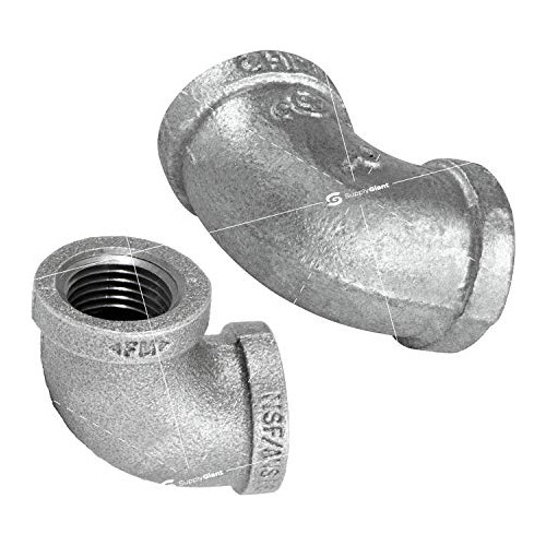 Gmnl001210 Codo De 90 Grados De 1/2 Pulgada De Hierro M...