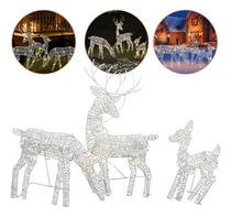 Comprar Set De 3 Piezas De Alces Luminosos Navideños Para Decoración