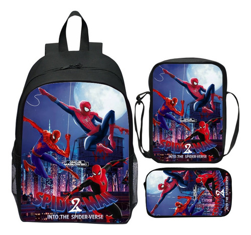 Nuevo Traje Estampado De Tres Piezas De Spider-man Horizonta