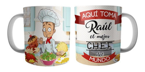 Mug Vaso Taza Pocillo Aqui Toma Chefs Cocina