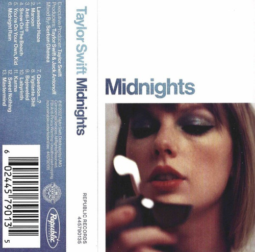 Imagen 2 de 2 de Cassette Taylor Swift Midnights Nuevo Y Sellado