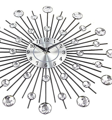 Reloj De Pared De Cristal De Tiempo - Reloj De Pared Decorat