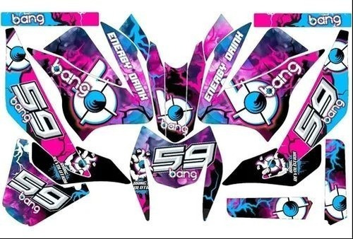 Stickers Para Moto Yz125  Mod-18