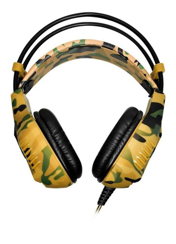 Imagen 3 de 10 de Auricular Gamer Ovansu Osaug580c Camuflado Marron Ps4 Xbox