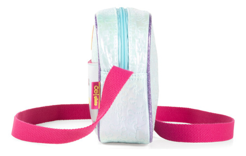 Bolsa Crossbody Cloe Para Niña Acabado Iridiscente Color Azul
