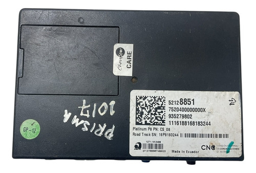 Módulo Interface Ignição Onix Prisma Cobalt Spin 2012 A 2019