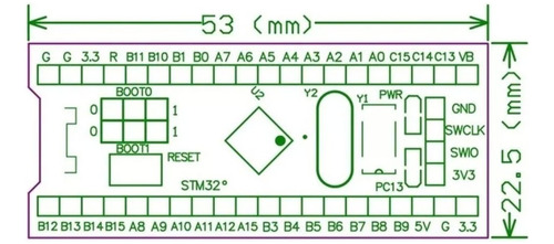 Placa De Desarrollo Stm32 Stm32f103c8t6 + Stlink St-link V2